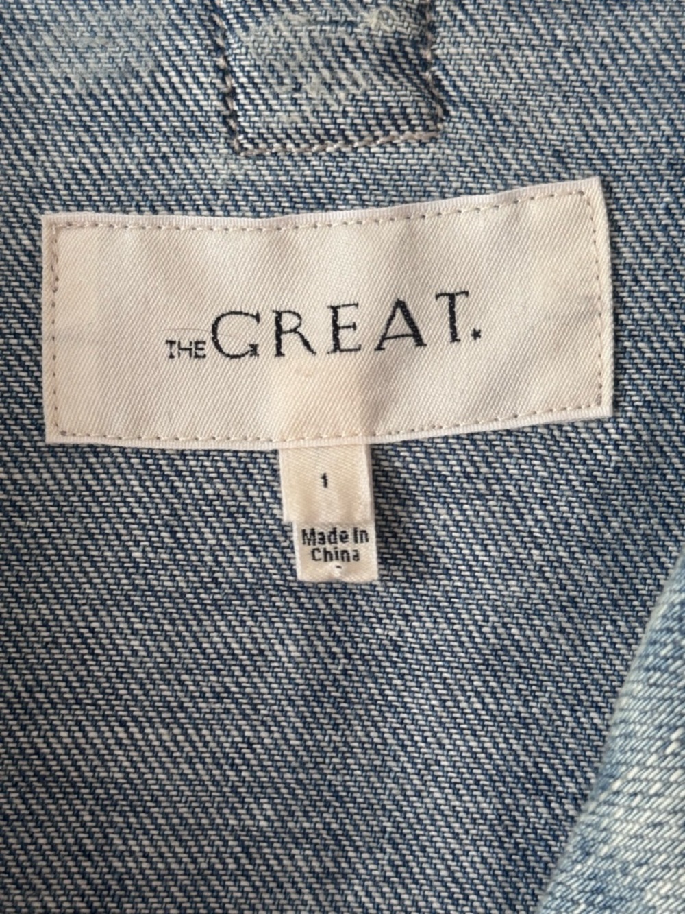 The Great Shawl Collar Sailor Deck Jacket in Charter Wash SZ 1 (small) - Picture 6 of 16